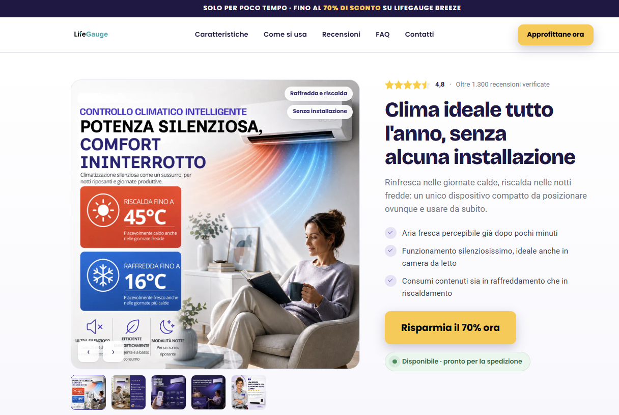 LifeGauge Breeze Italy